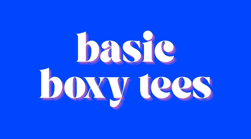 L3 M BASIC BOXY T-SHIRTS