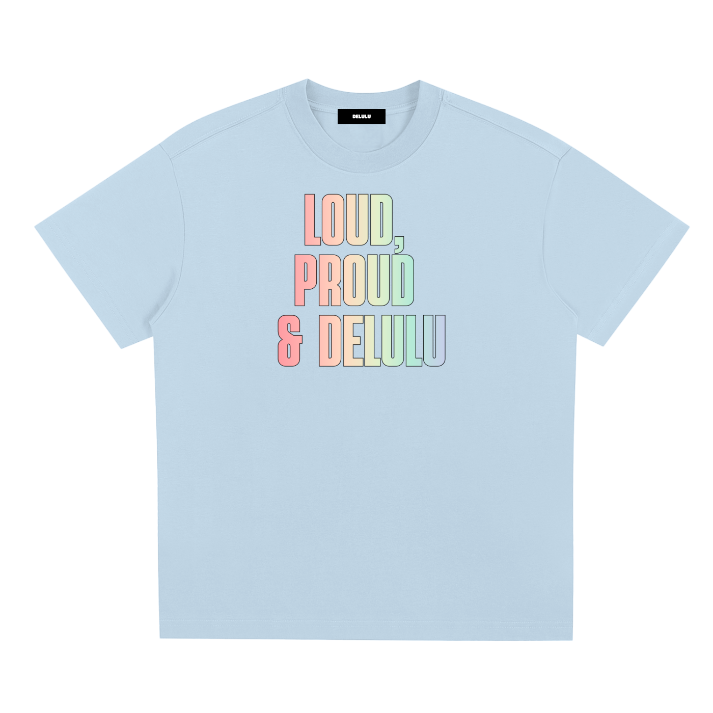 PRIDE LOOSE FIT UNISEX T-SHIRT - LOUD, PROUD AND DELULU