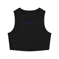 MAIN CHARACTER TIGHT CREWNECK CROP TANK TOP -  SELECTIVELY INCOMPETENT