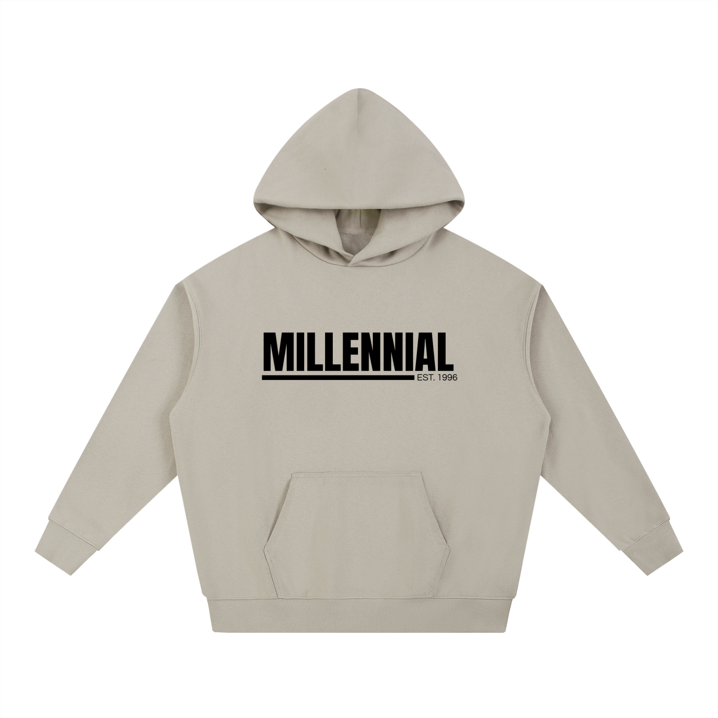 MILLENNIAL ESSENTIAL HEAVYWEIGTH HOODIE - EST. 1996