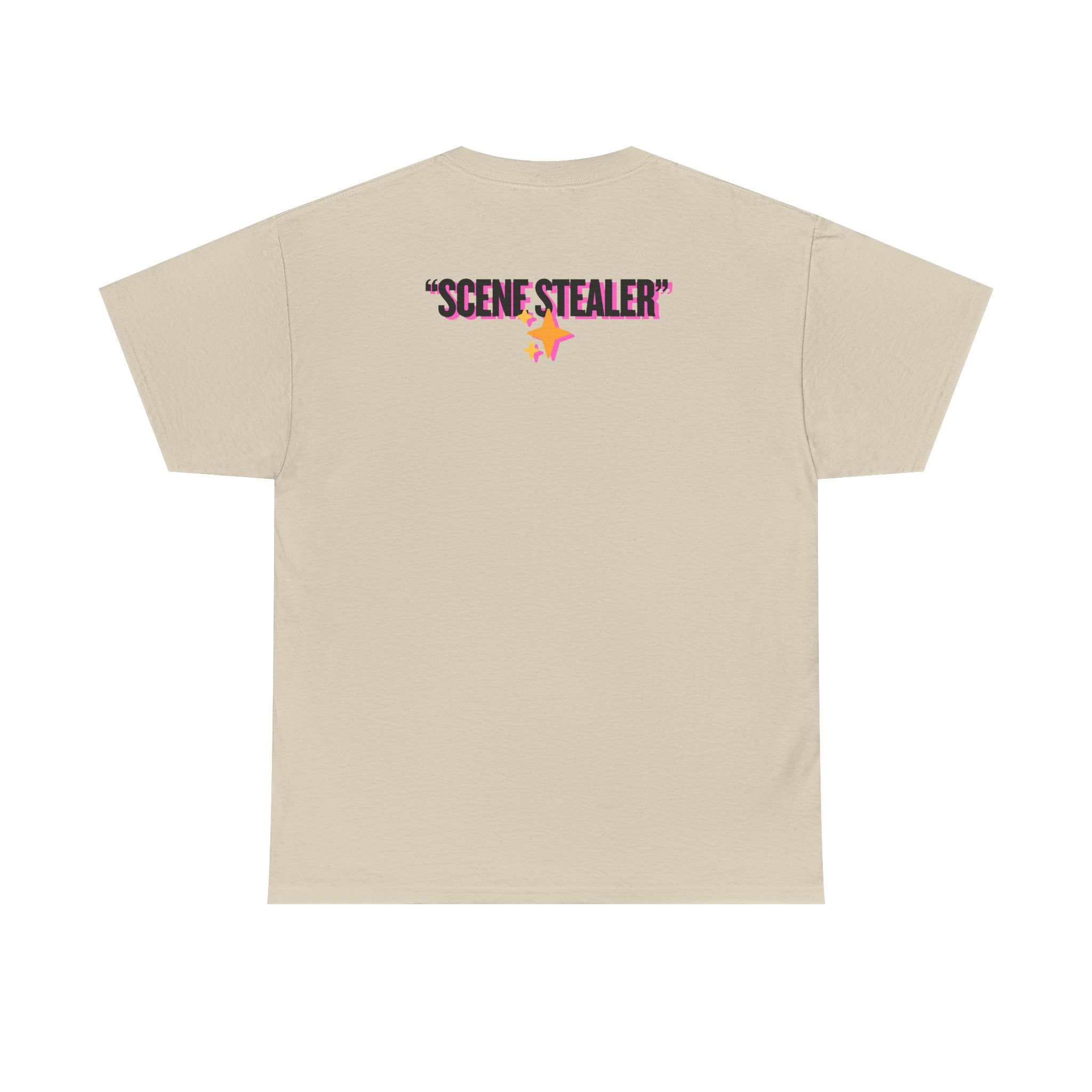 MAIN CHARACTER VIBES TEE - SCENE STEALER BEIGE