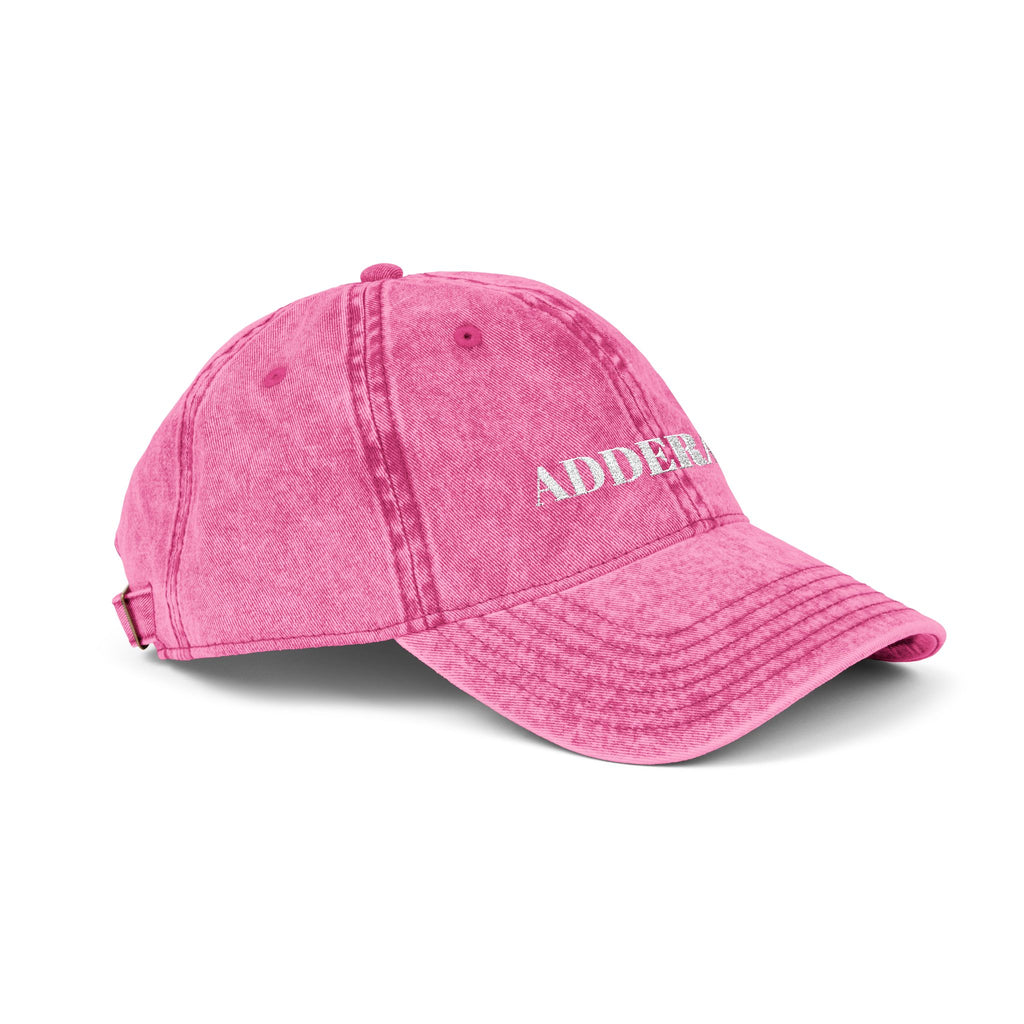 VINTAGE EMBROIDERED CAP - ADDERALL