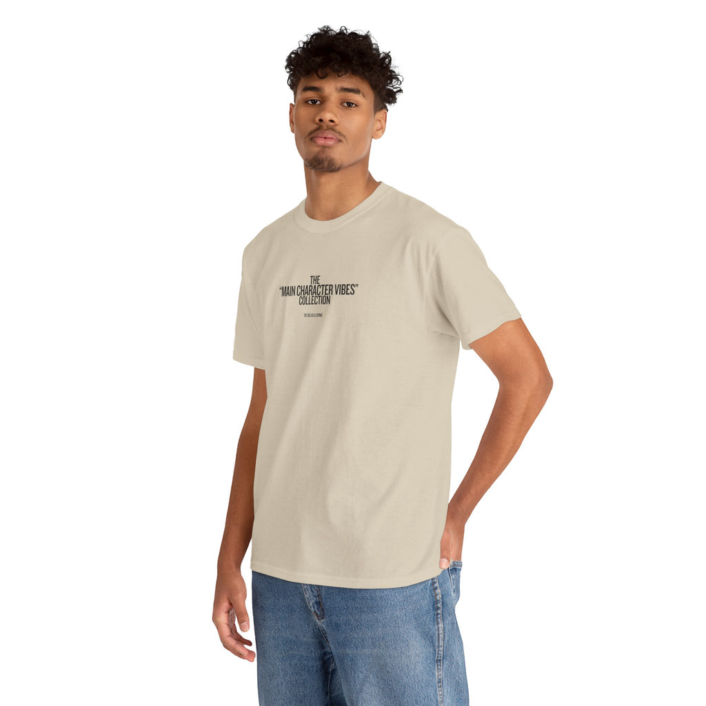 MAIN CHARACTER VIBES TEE - LEADING ROLE BEIGE