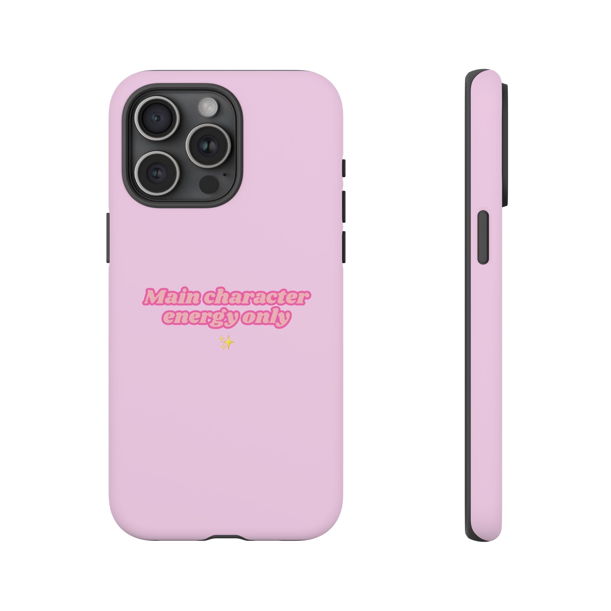 IPHONE CASE (15 - 17) - MAIN CHARACTER ENERGY ONLY