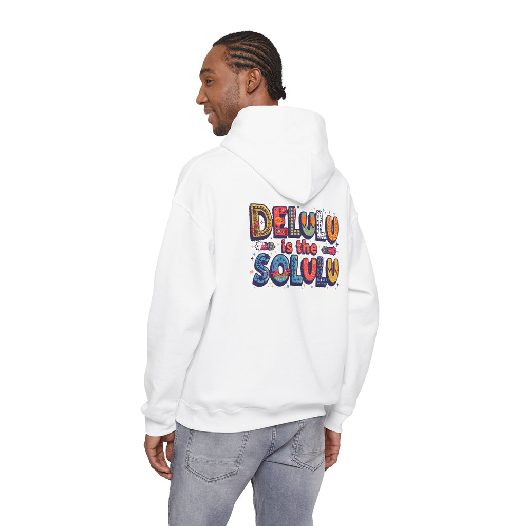 DELULU IS THE SOLULU HOODIE - WHITE