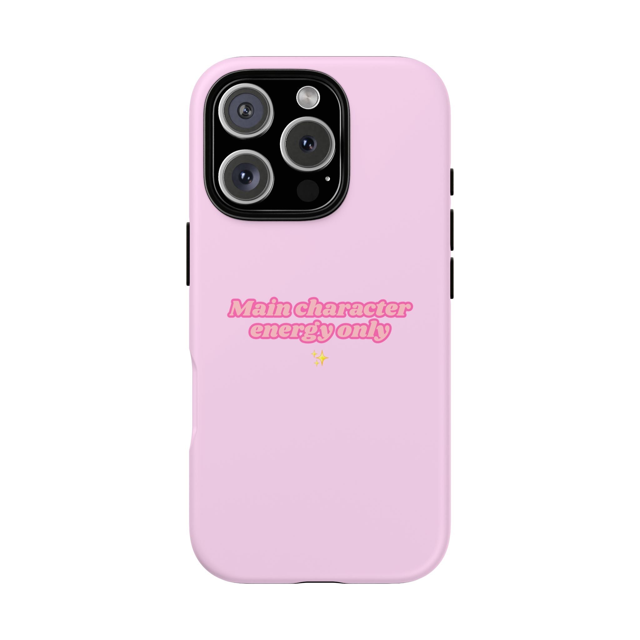 IPHONE CASE (15 - 17) - MAIN CHARACTER ENERGY ONLY