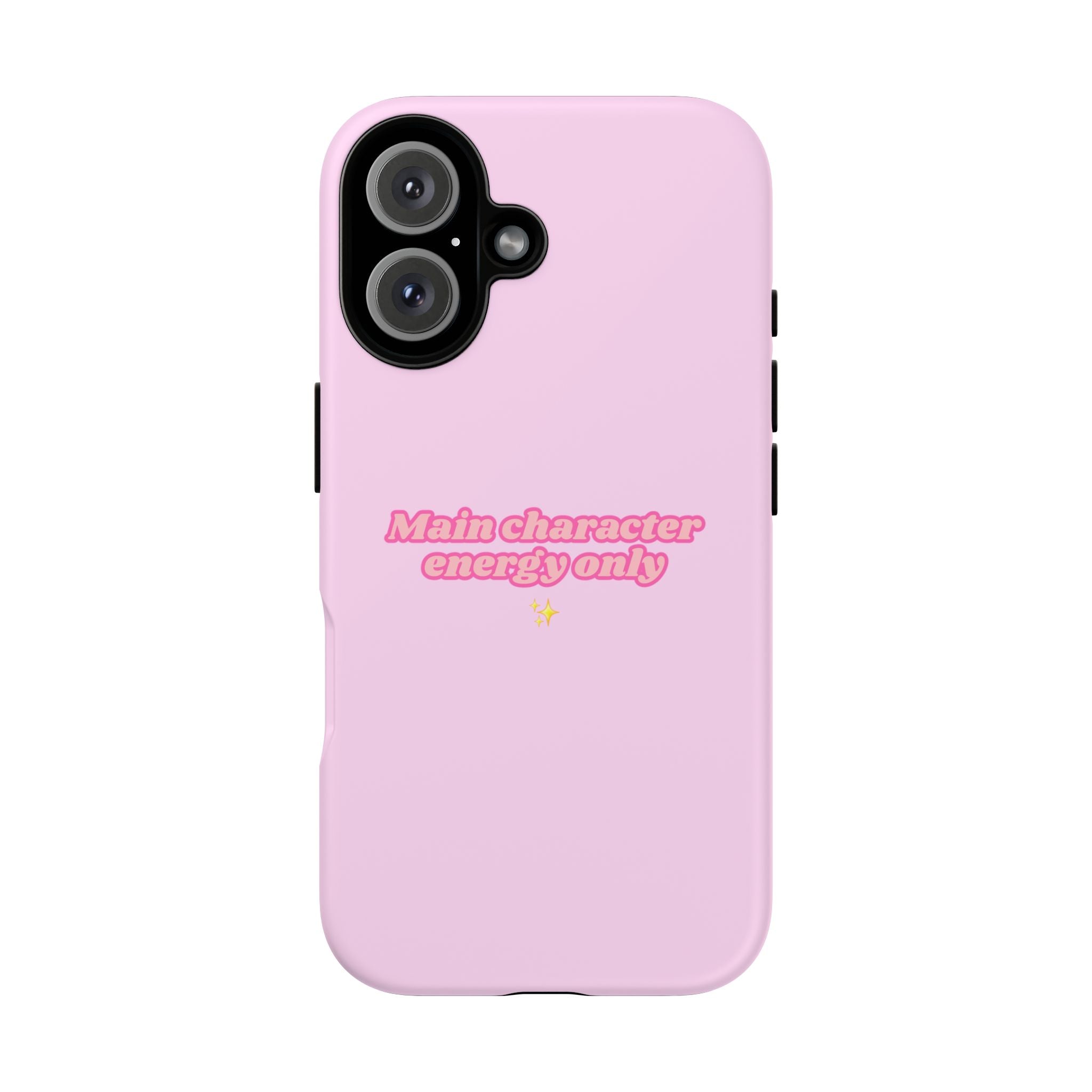 IPHONE CASE (15 - 17) - MAIN CHARACTER ENERGY ONLY