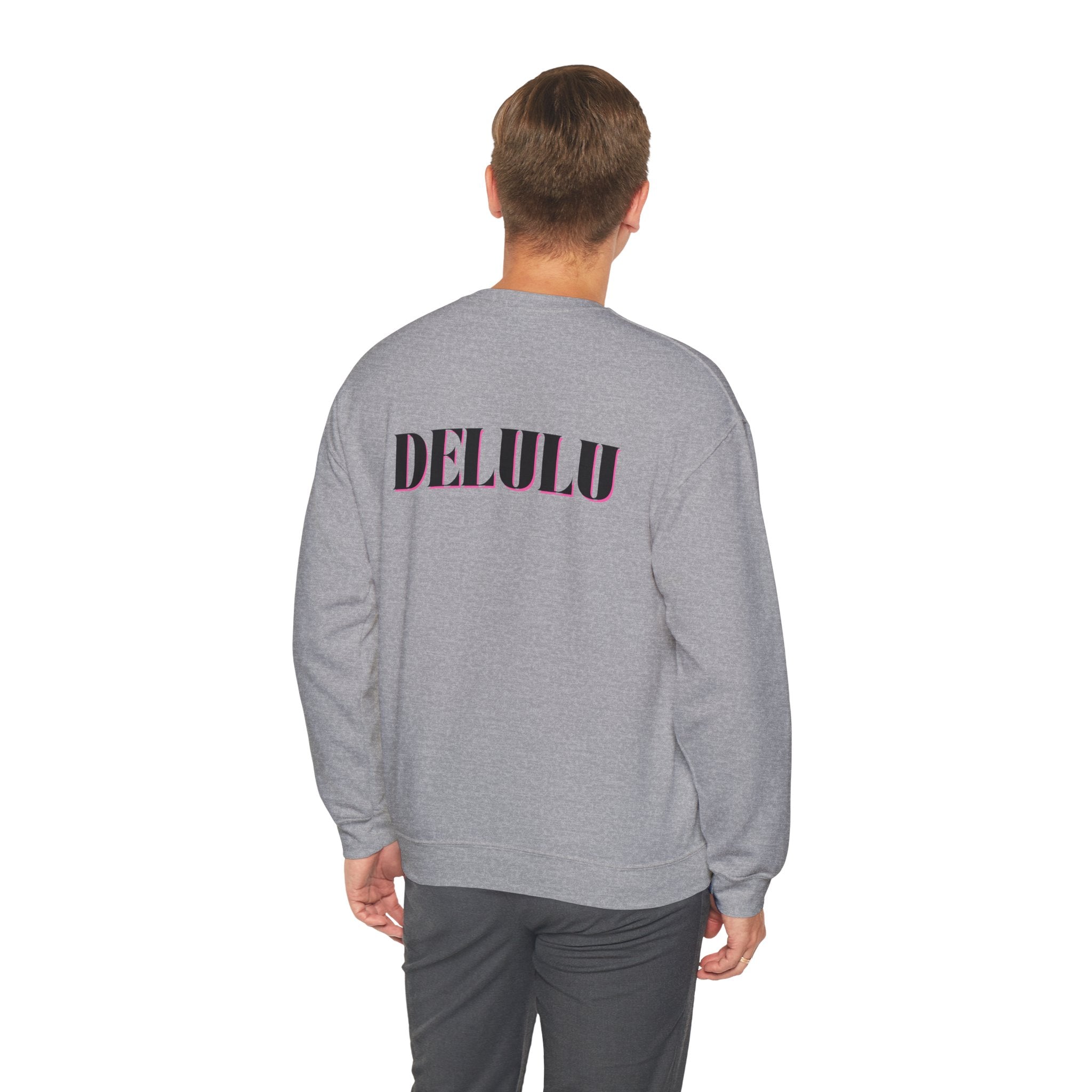 01 STATEMENT CREWNECK DELULU