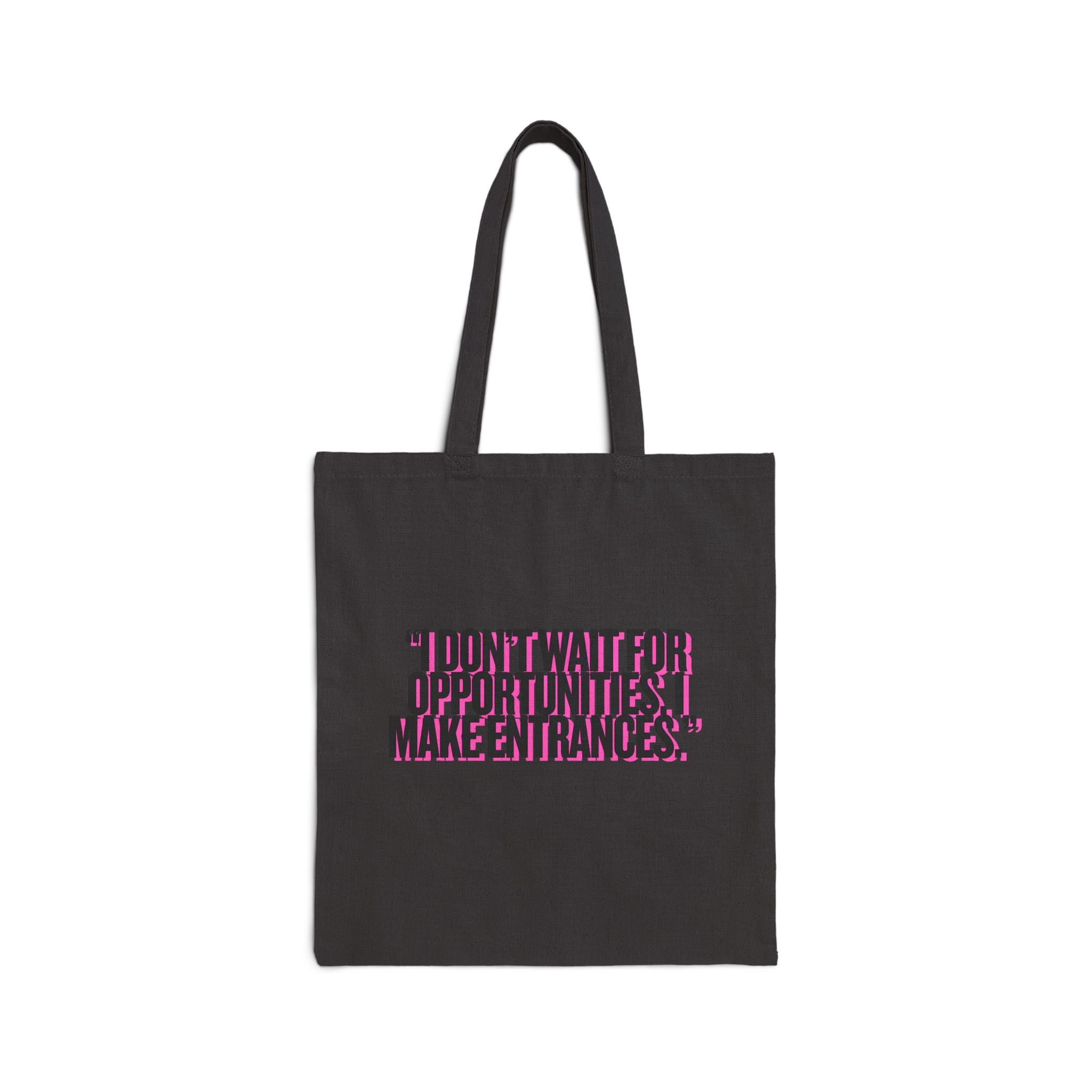 TOTE BAG - MAIN CHARACTER VIBES COLLECTION - I MAKE ENTRANCES BEIGE