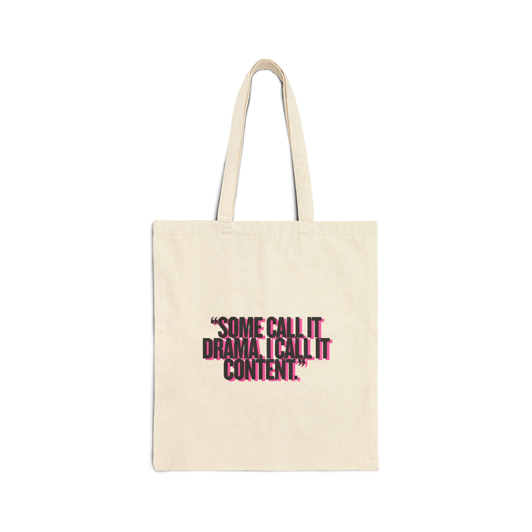 TOTE BAG - MAIN CHARACTER VIBES COLLECTION - I CALL IT CONTENT BEIGE