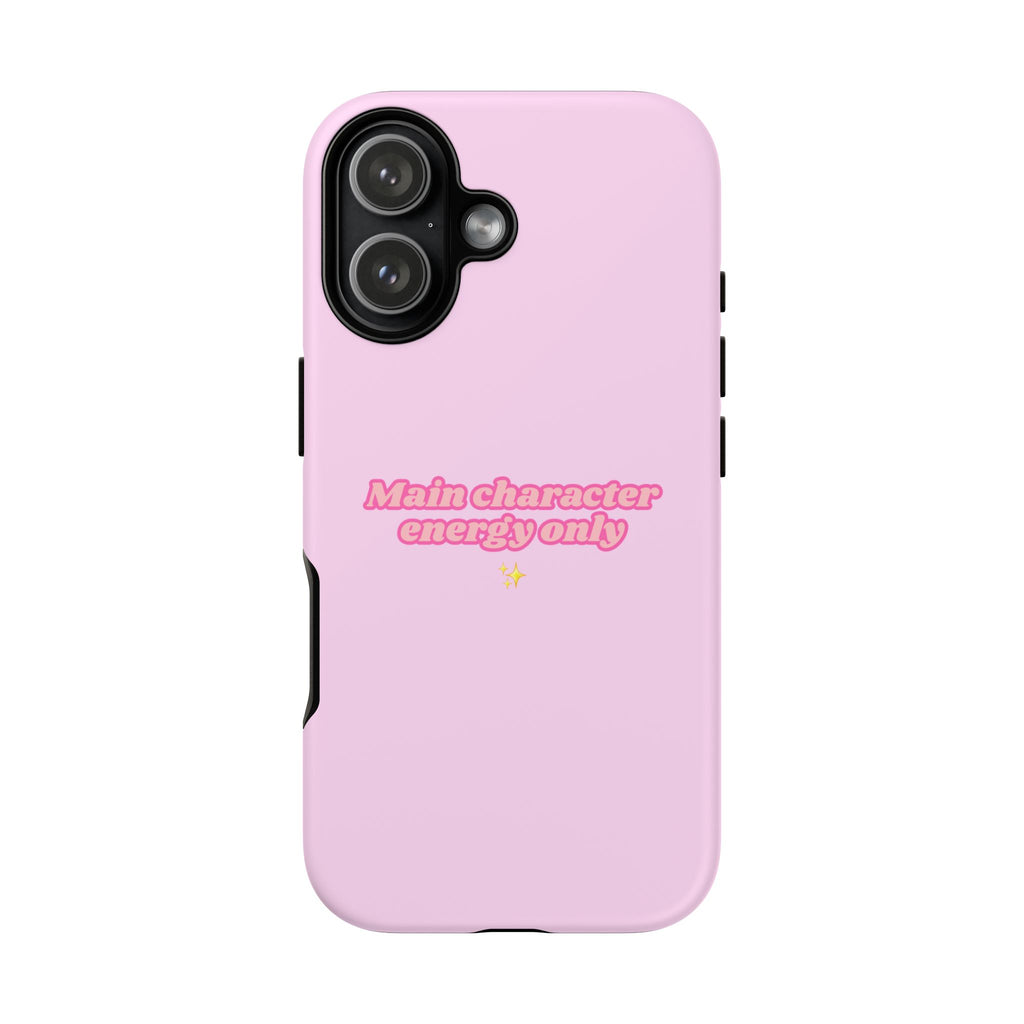 IPHONE CASE (15 - 17) - MAIN CHARACTER ENERGY ONLY