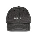 VINTAGE EMBROIDERED CAP - DELULU