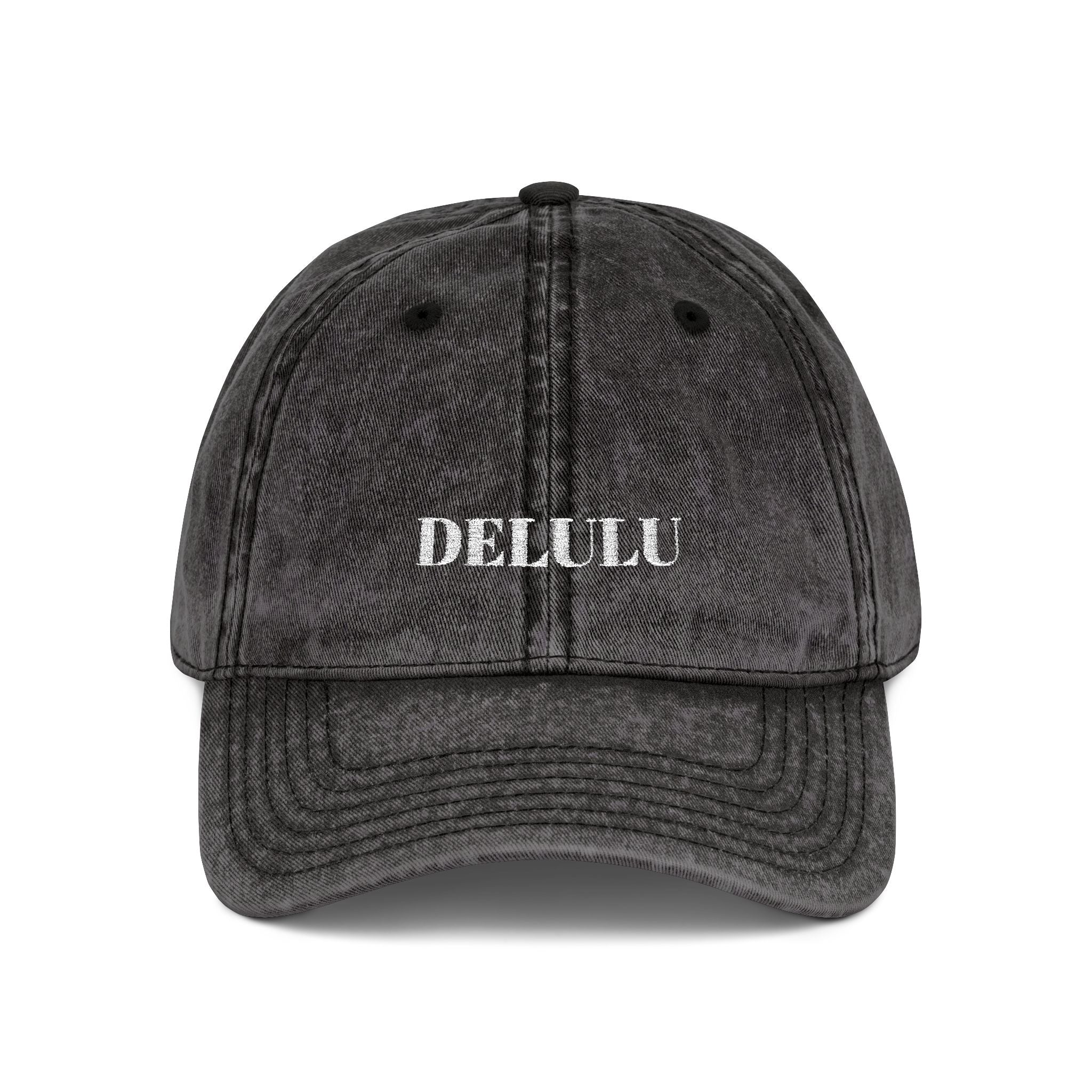 VINTAGE EMBROIDERED CAP - DELULU