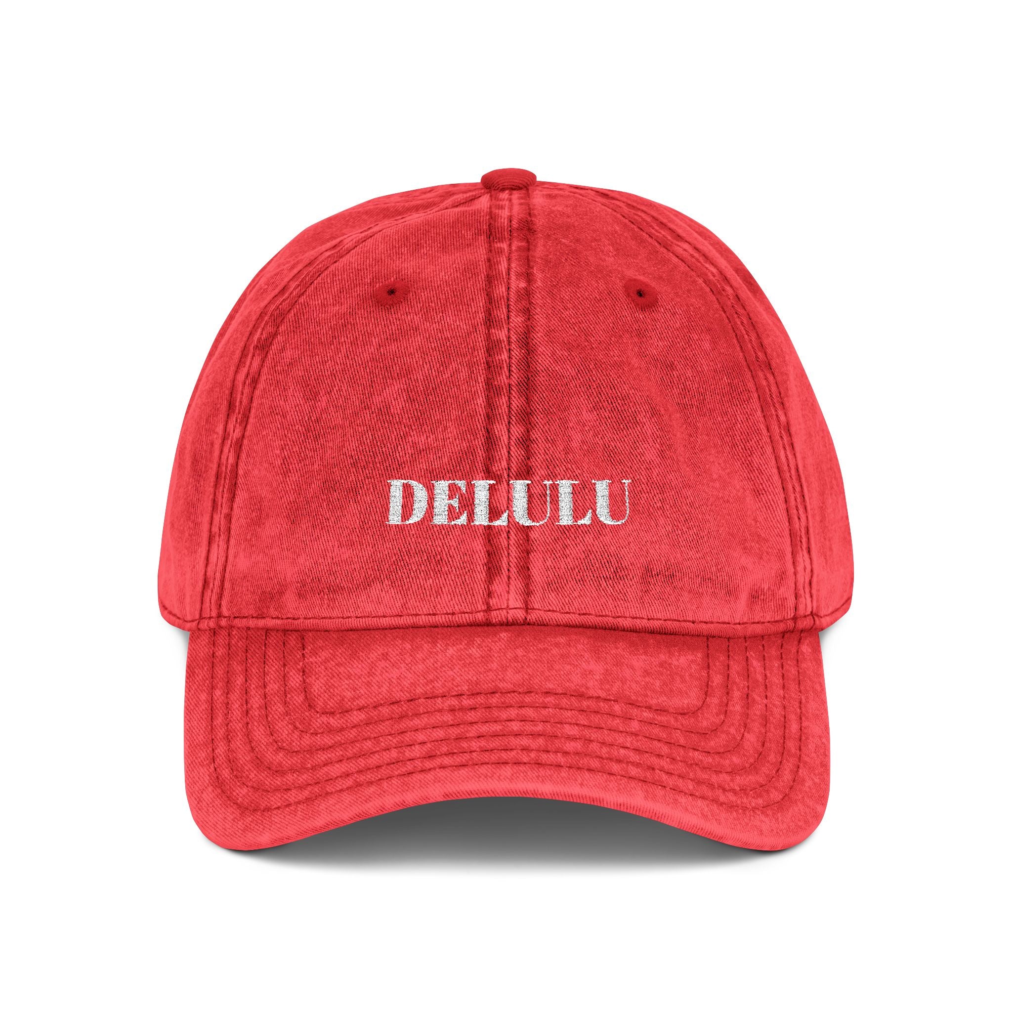 VINTAGE EMBROIDERED CAP - DELULU