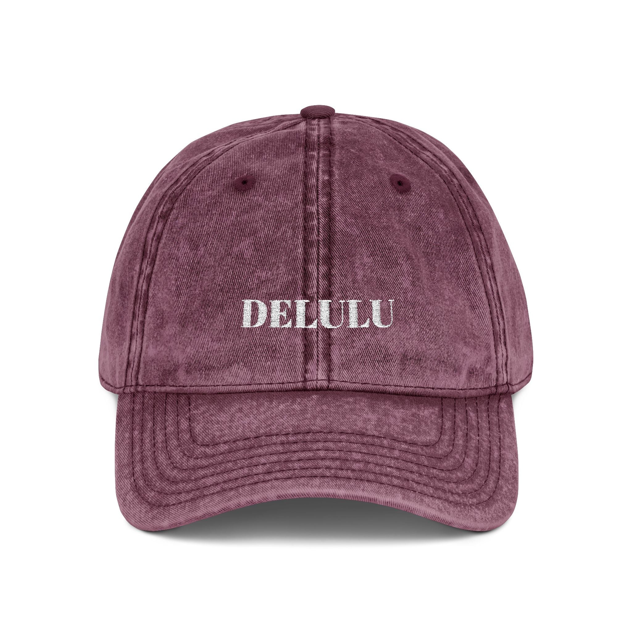 VINTAGE EMBROIDERED CAP - DELULU