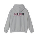 STATEMENT HOODIE DELULU - PINK & BLACK/PINK