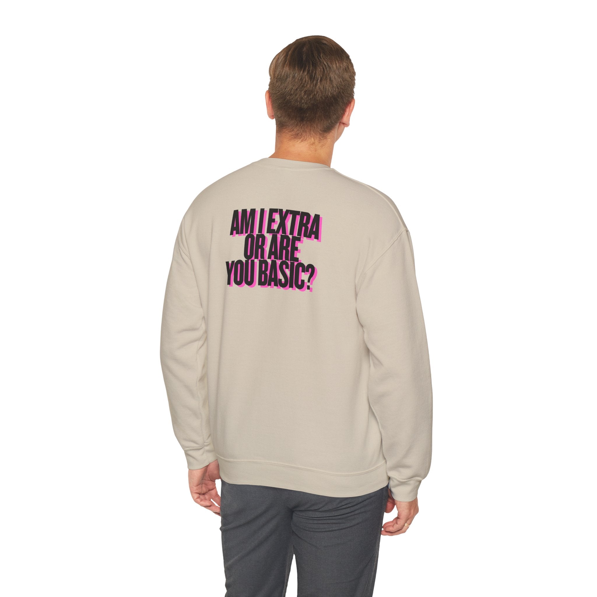 MAIN CHARACTER VIBES SWEATER - ARE YOU BASIC? BEIGE