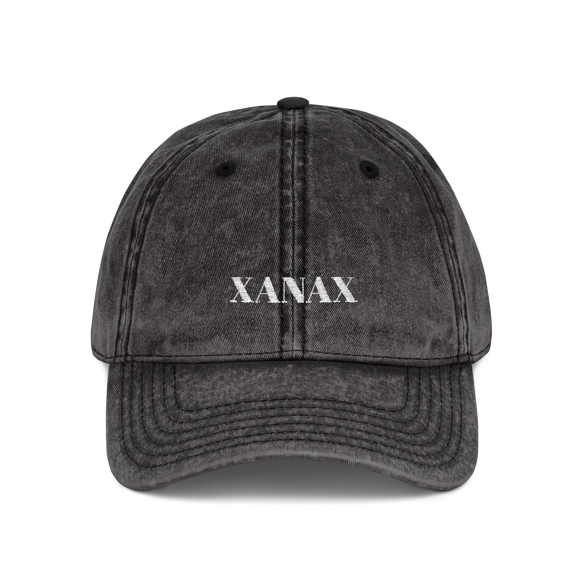 VINTAGE EMBROIDERED CAP - XANAX