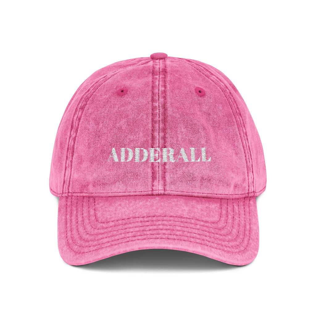 VINTAGE EMBROIDERED CAP - ADDERALL