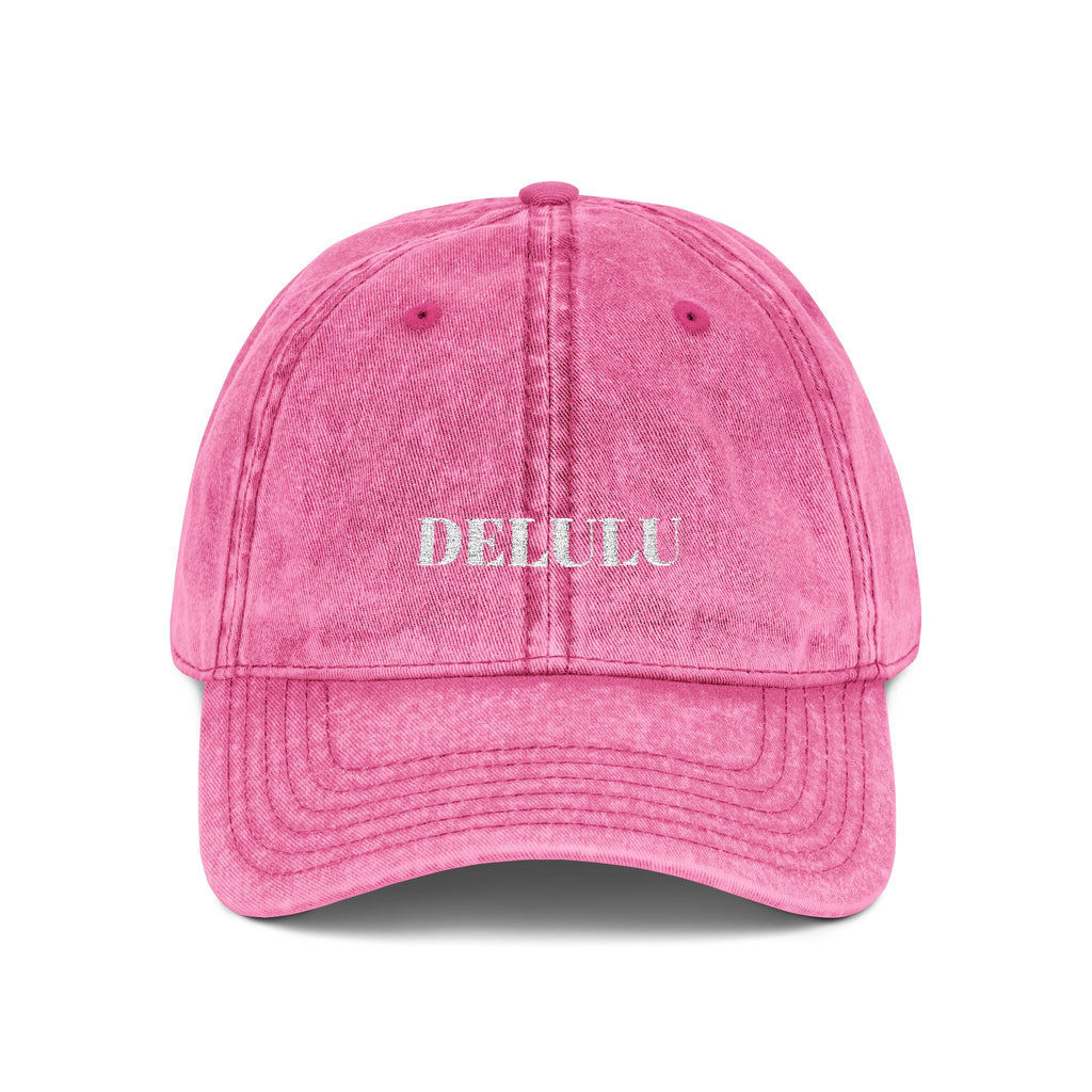 VINTAGE EMBROIDERED CAP - DELULU