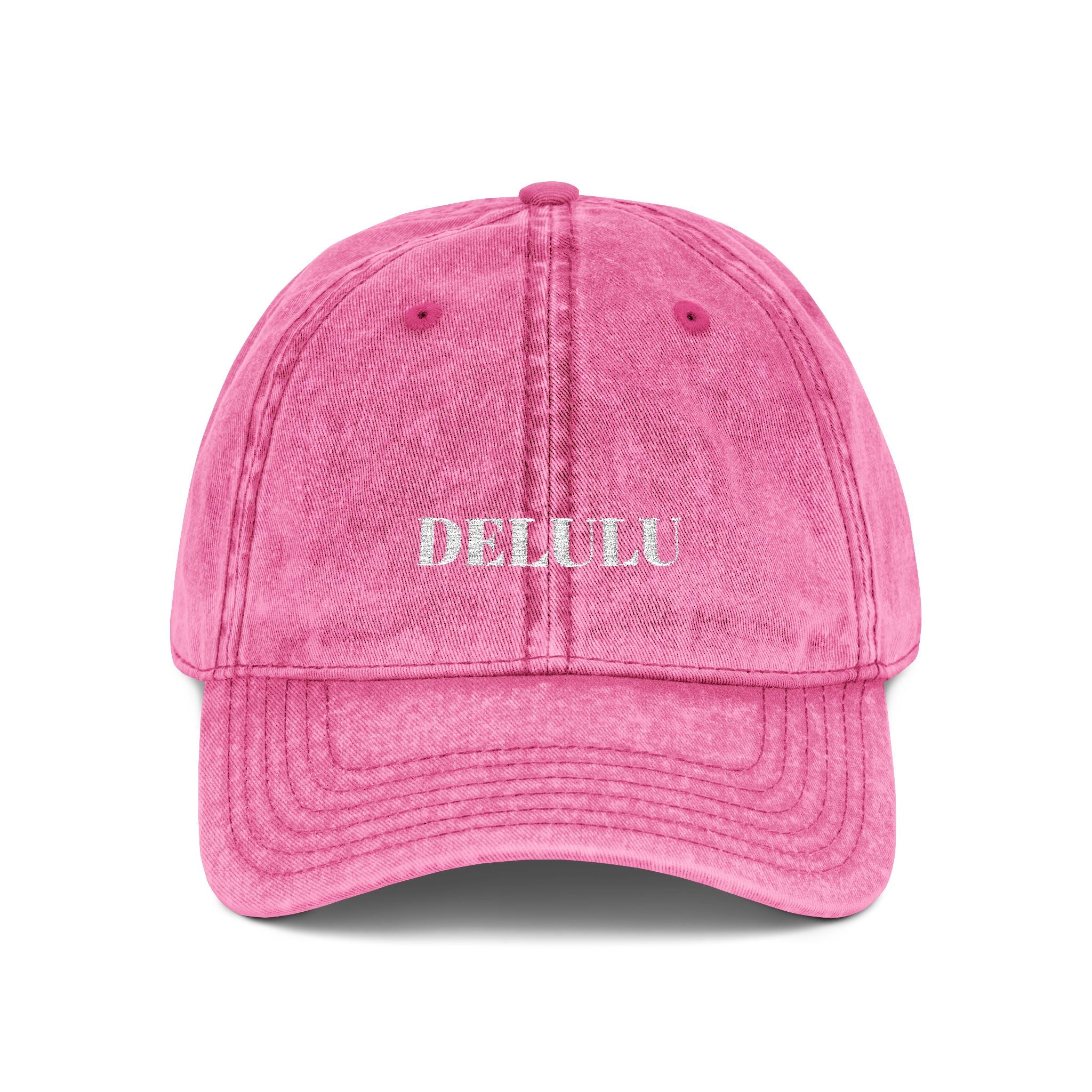 VINTAGE EMBROIDERED CAP - DELULU