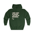 01 QUITTERS CLUB FULL-ZIP HOODIE GREEN/BEIGE