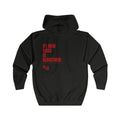 10 QUITTERS CLUB FULL-ZIP HOODIE BLACK/RED
