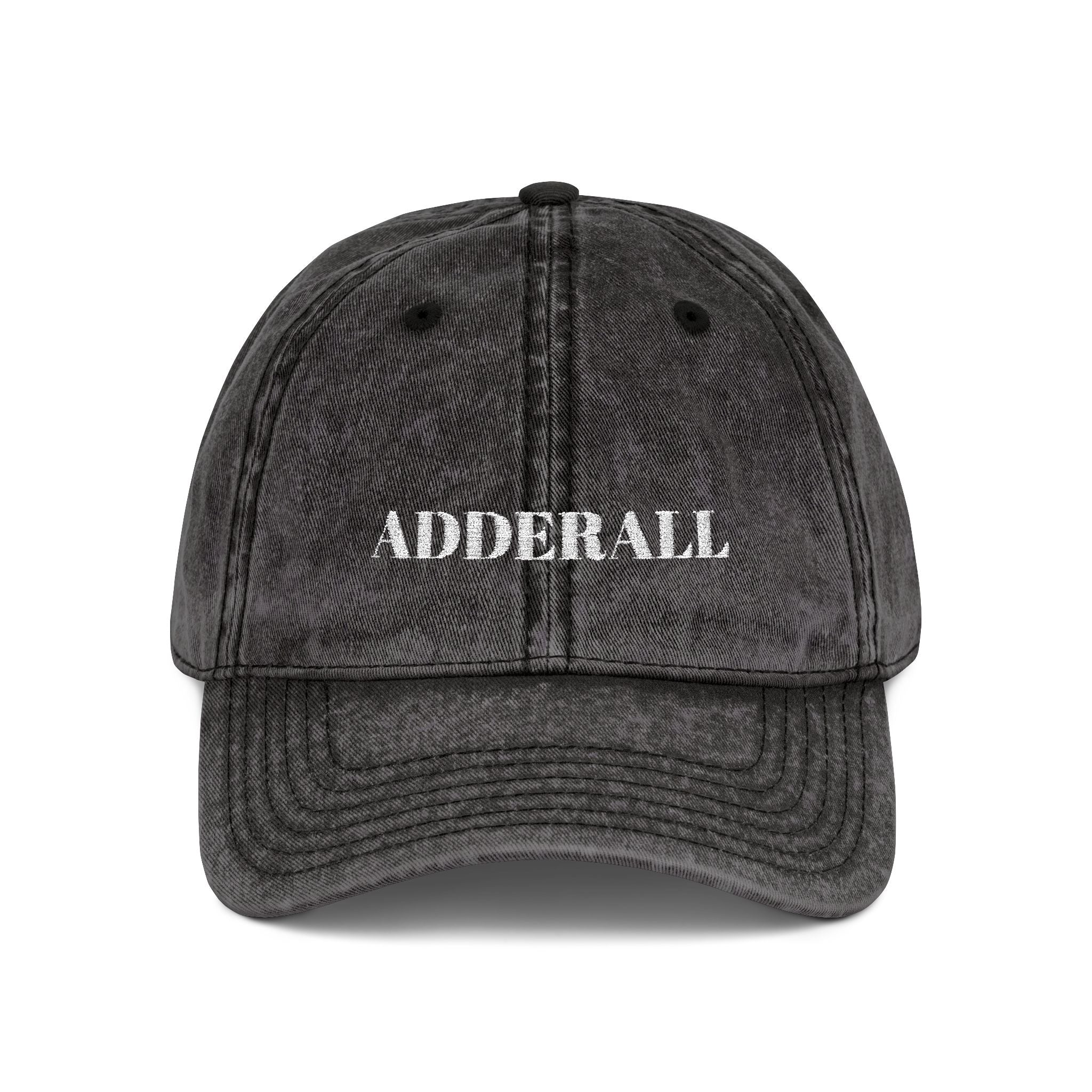 VINTAGE EMBROIDERED CAP - ADDERALL
