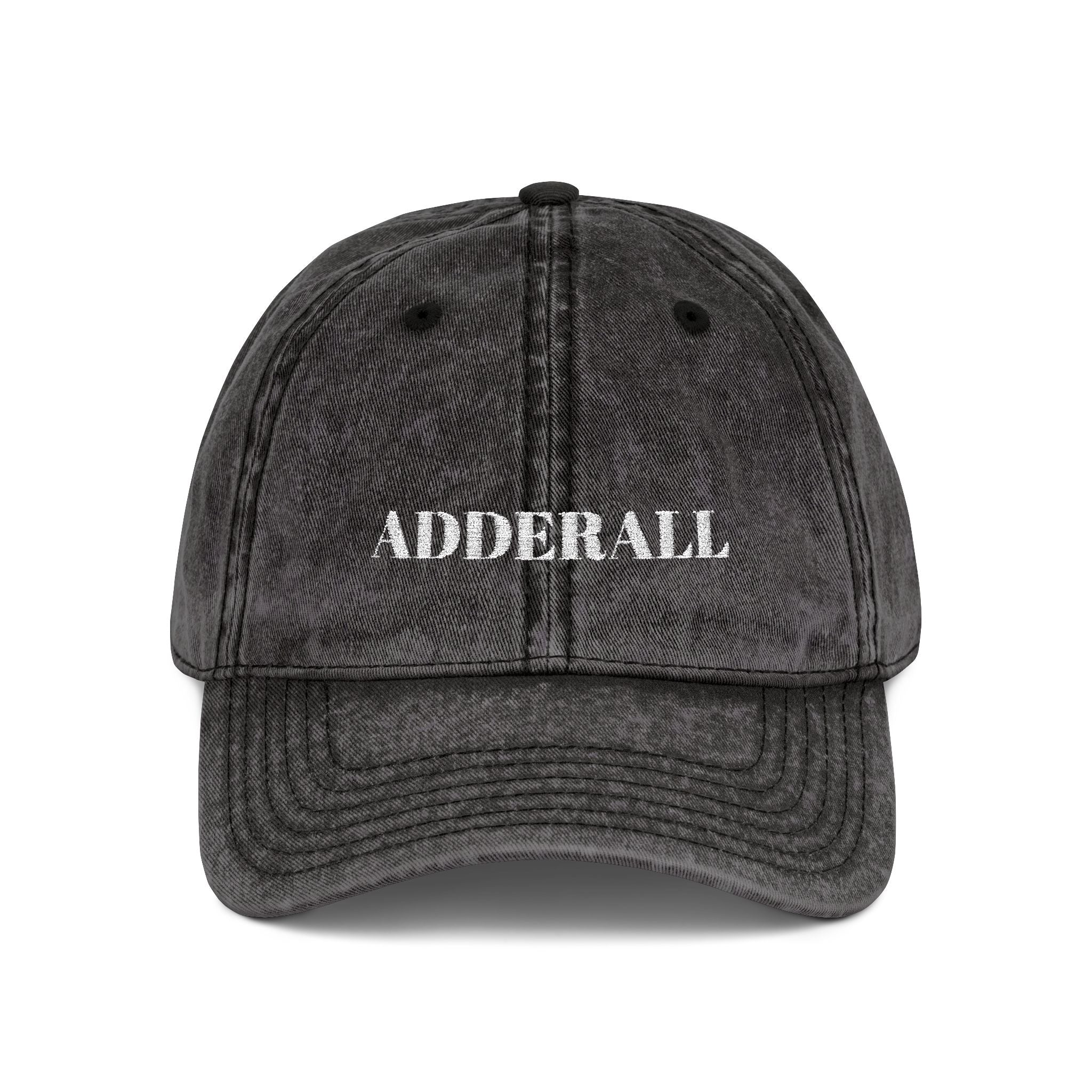 VINTAGE EMBROIDERED CAP - ADDERALL