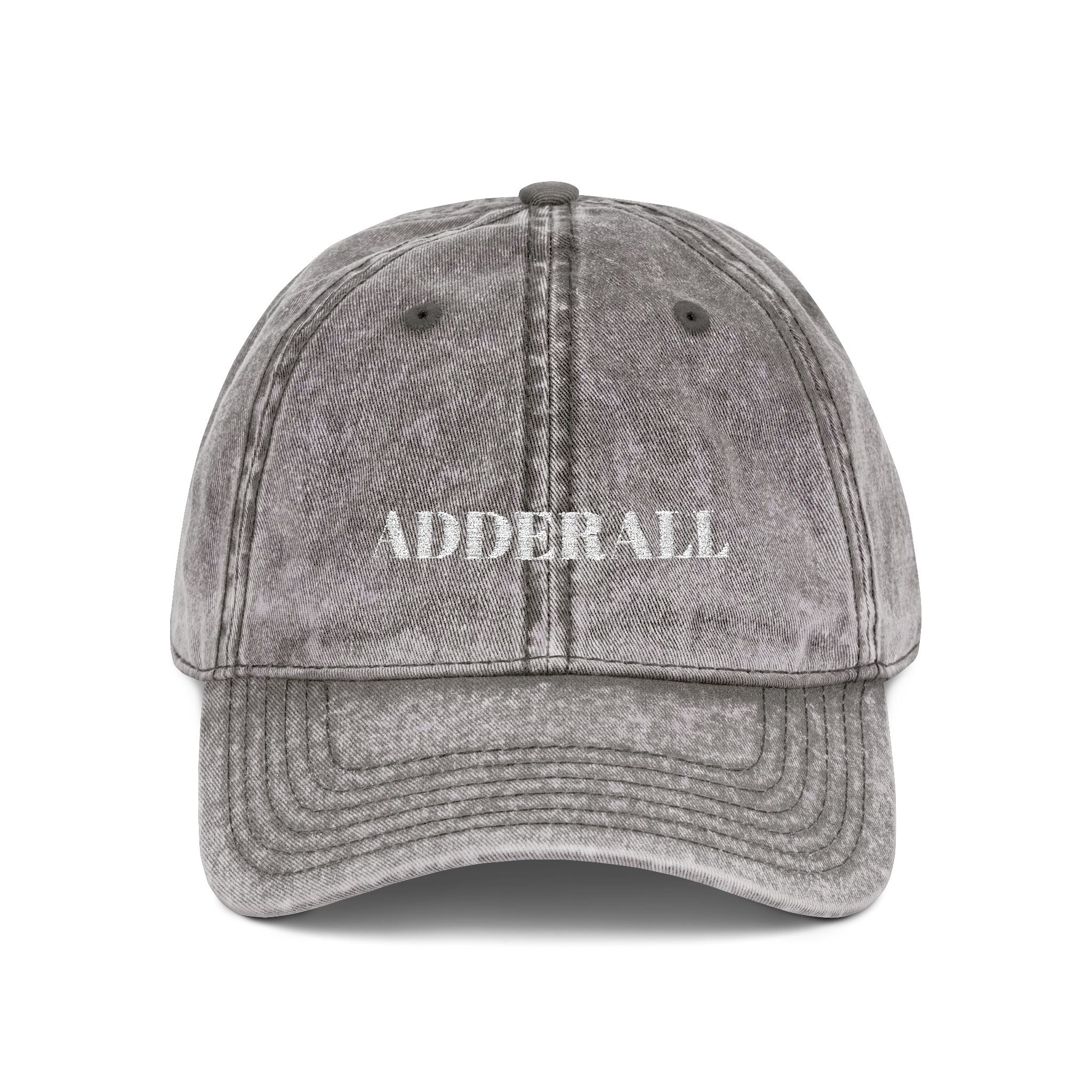 VINTAGE EMBROIDERED CAP - ADDERALL