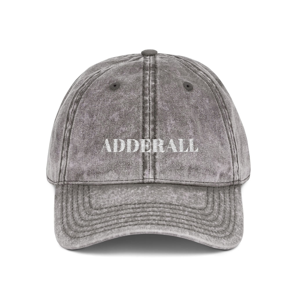 VINTAGE EMBROIDERED CAP - ADDERALL