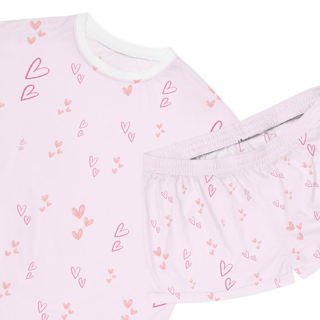 01 Hearts Pajama Set