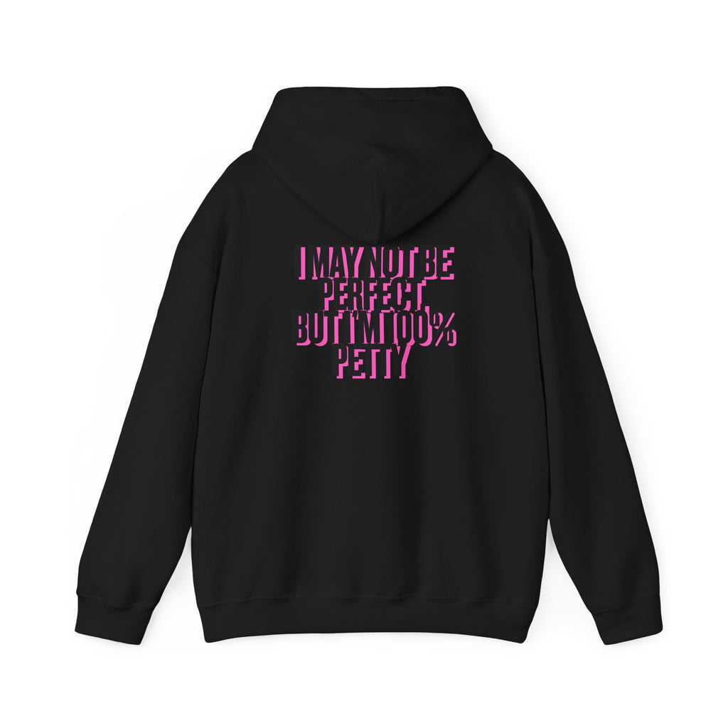MAIN CHARACTER VIBES HOODIE - 100 % PETTY BLACK