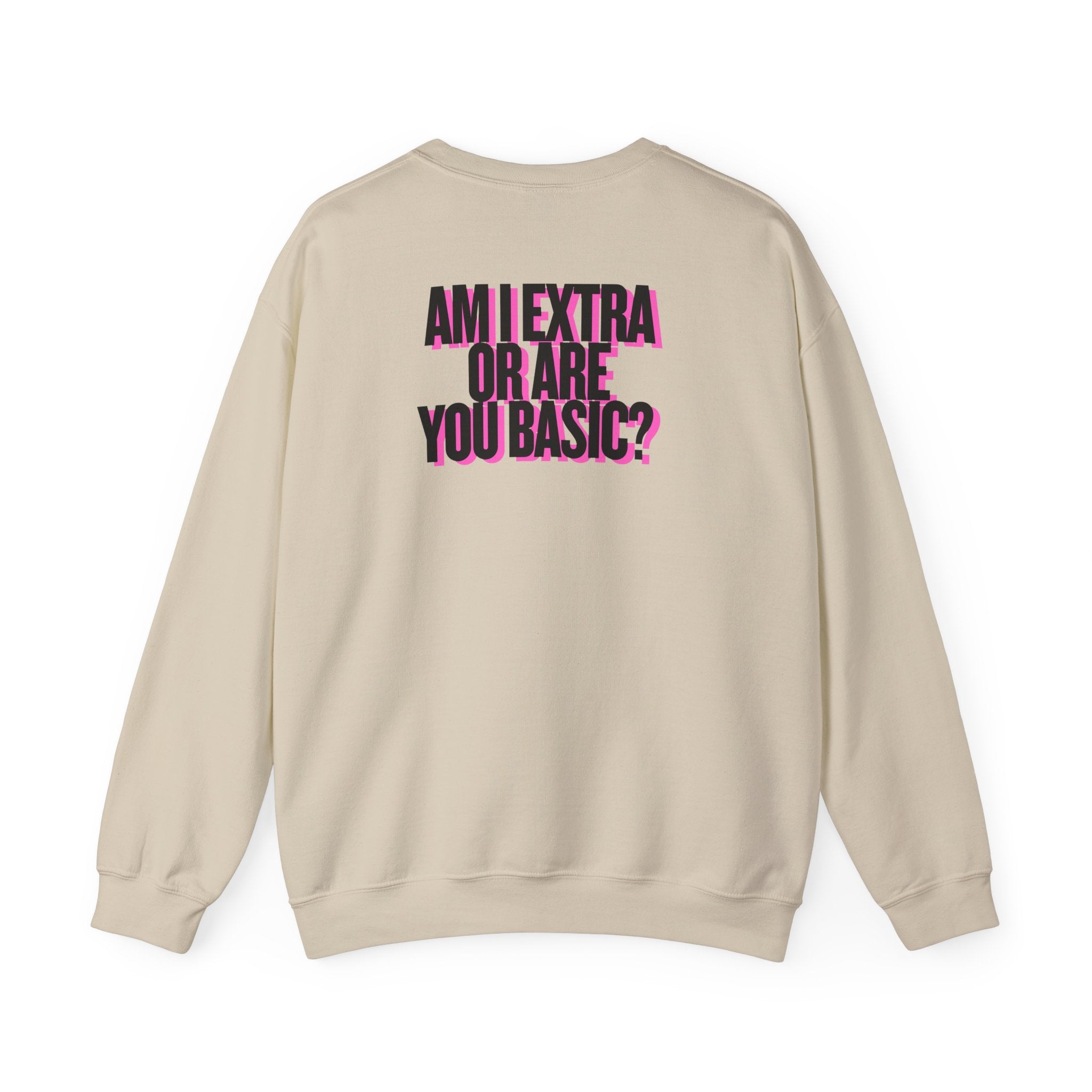 MAIN CHARACTER VIBES SWEATER - ARE YOU BASIC? BEIGE