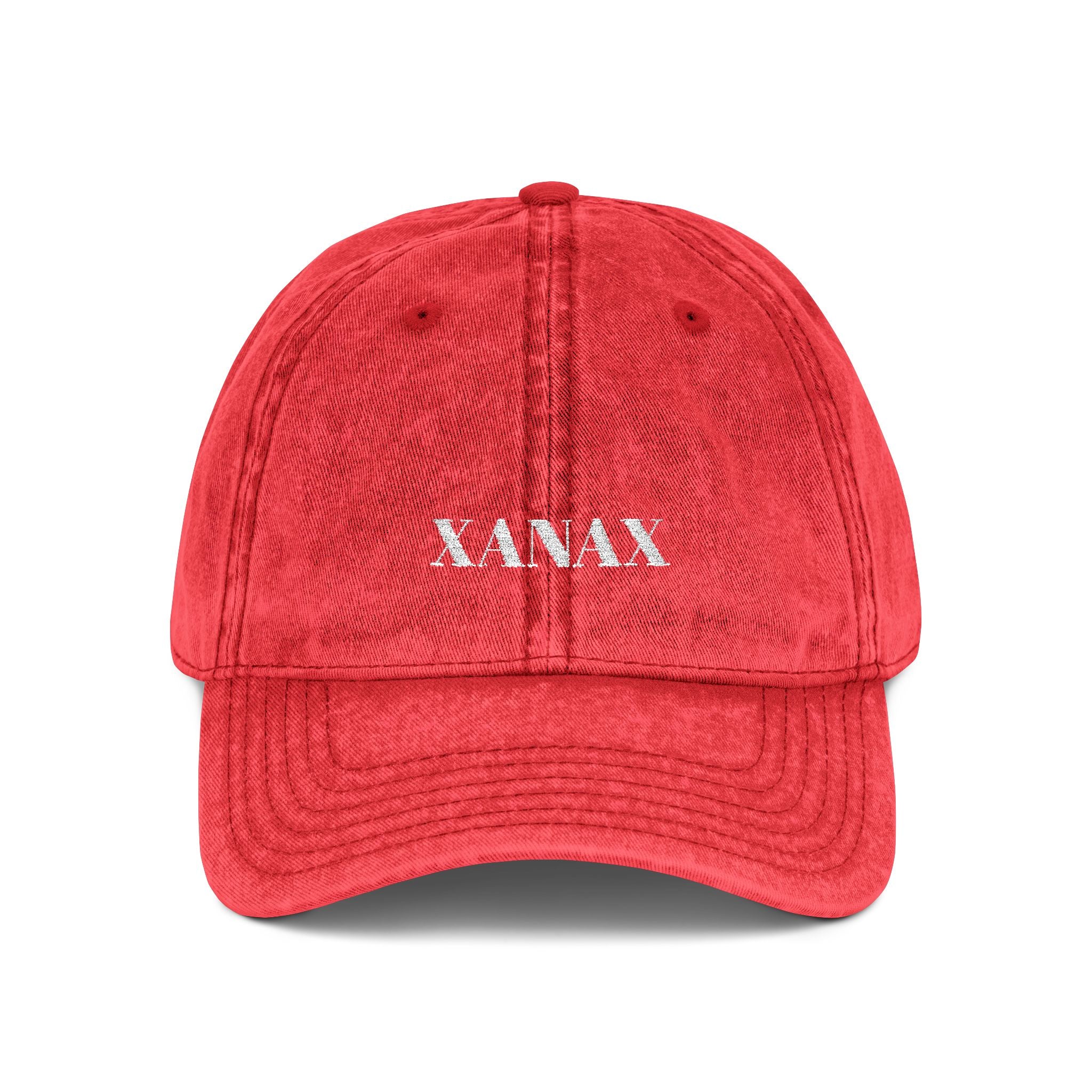 VINTAGE EMBROIDERED CAP - XANAX