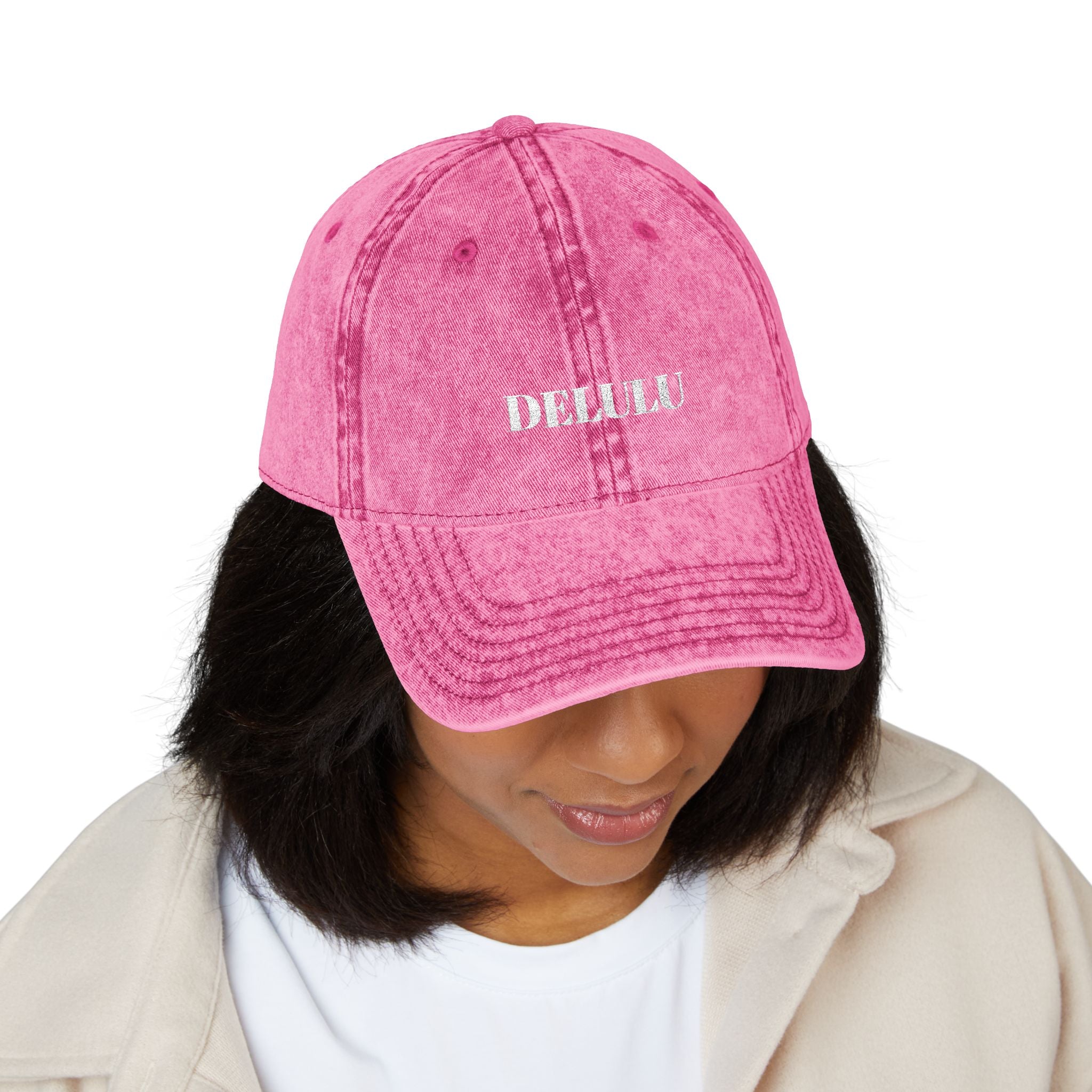 VINTAGE EMBROIDERED CAP - DELULU