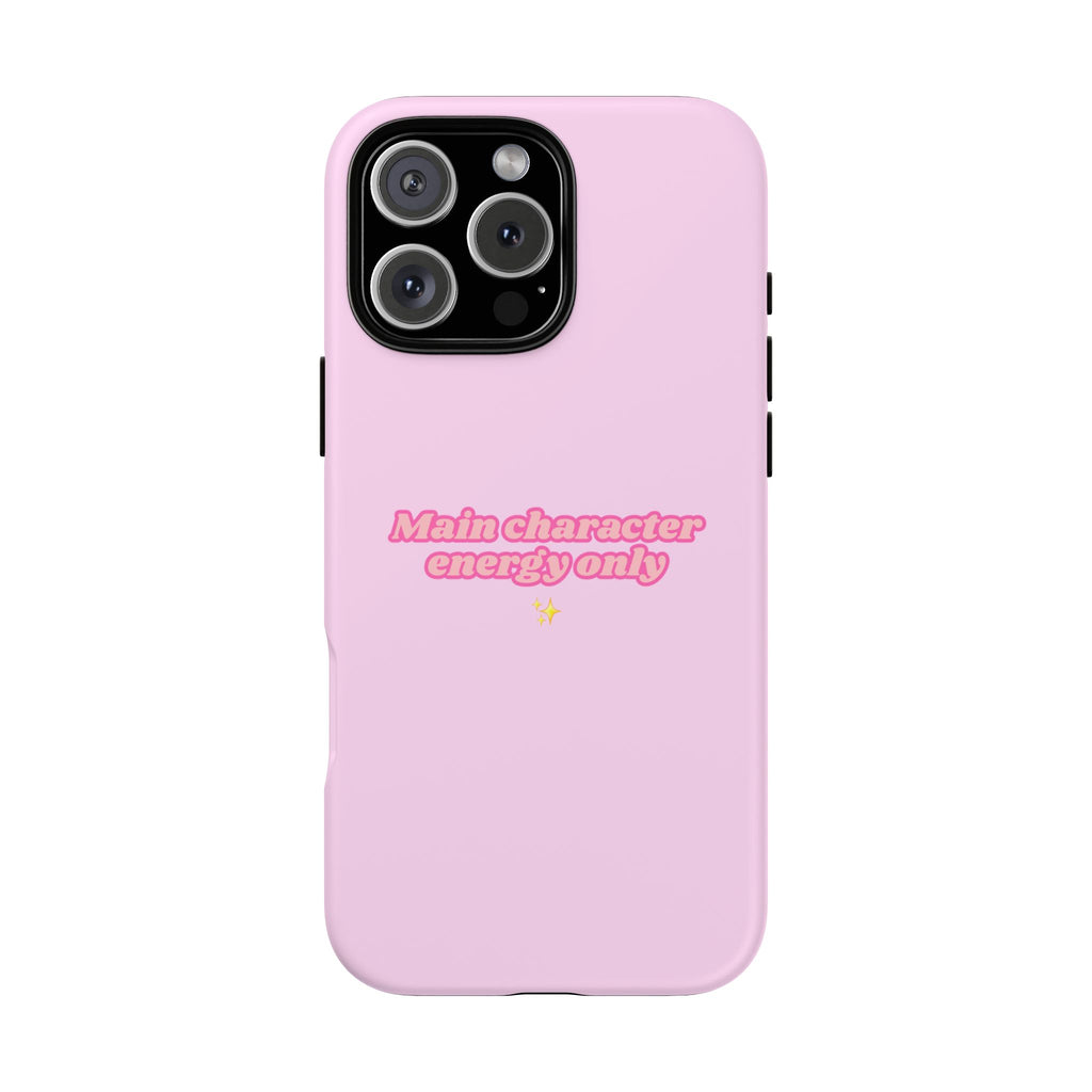 IPHONE CASE (15 - 17) - MAIN CHARACTER ENERGY ONLY
