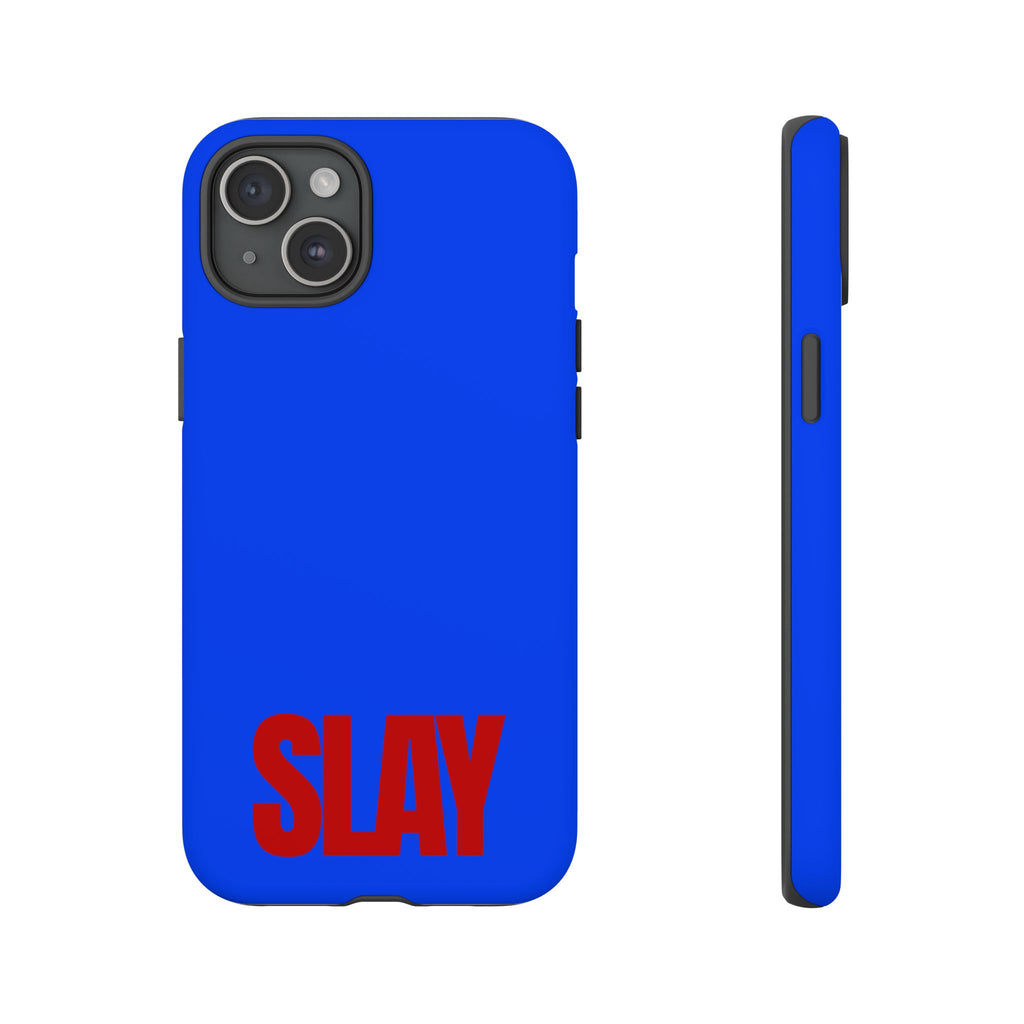 IPHONE CASE (15 - 17) - SLAY (BLUE&RED)