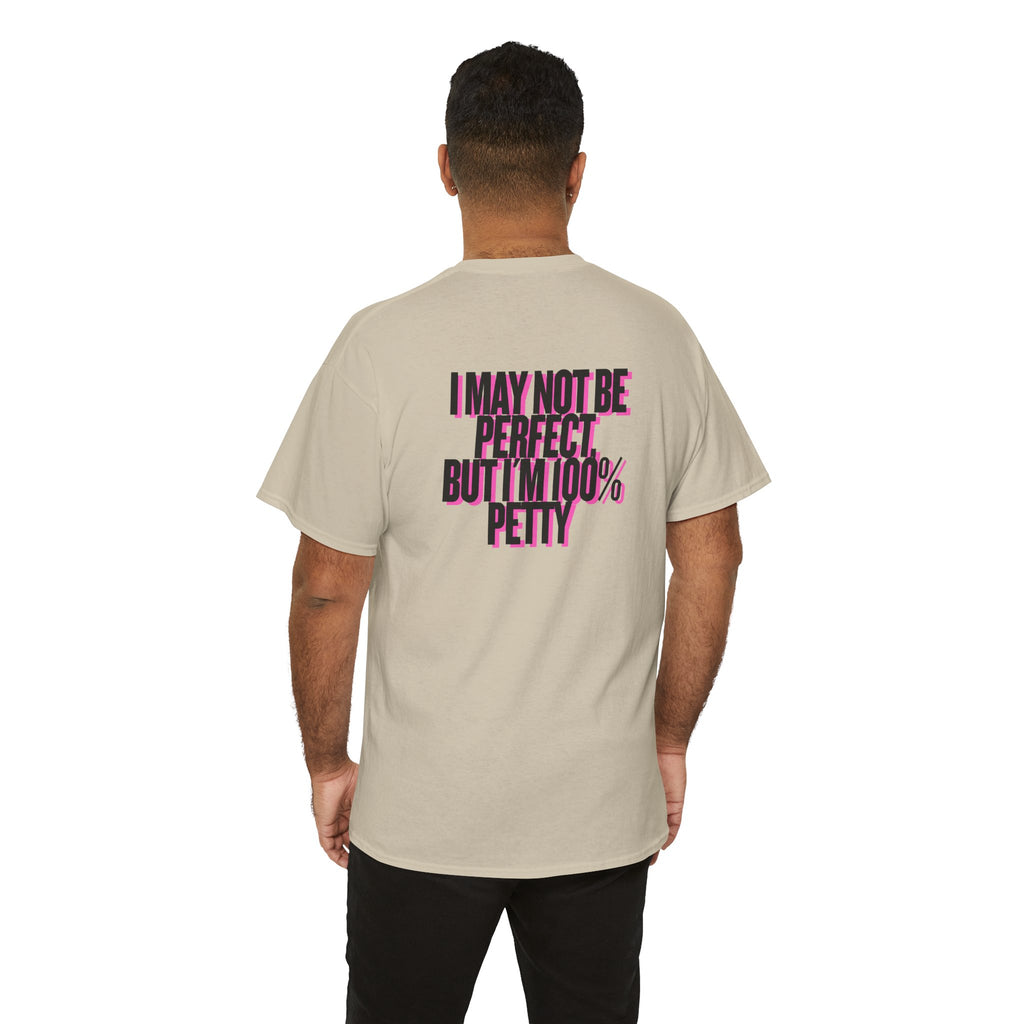 MAIN CHARACTER VIBES TEE - 100% PETTY BEIGE