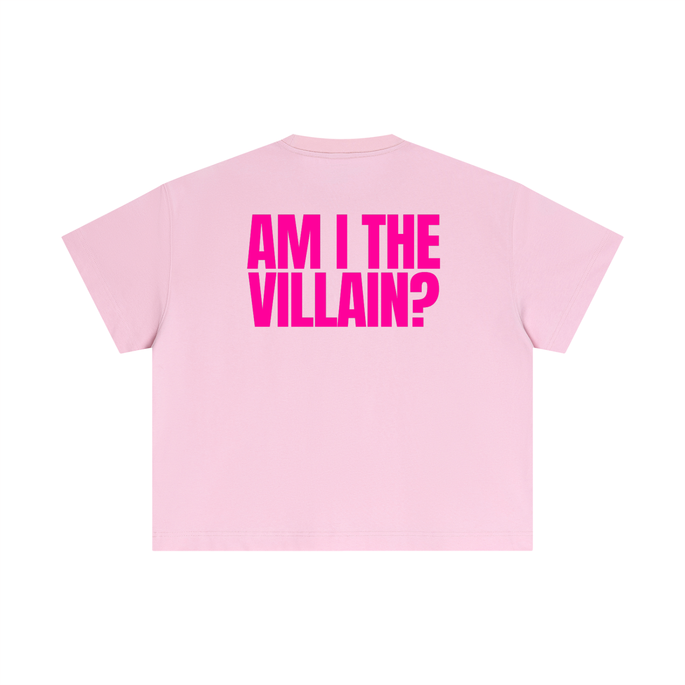 MAIN CHARACTER BOXY T-SHIRT - AM I THE VILLAIN?