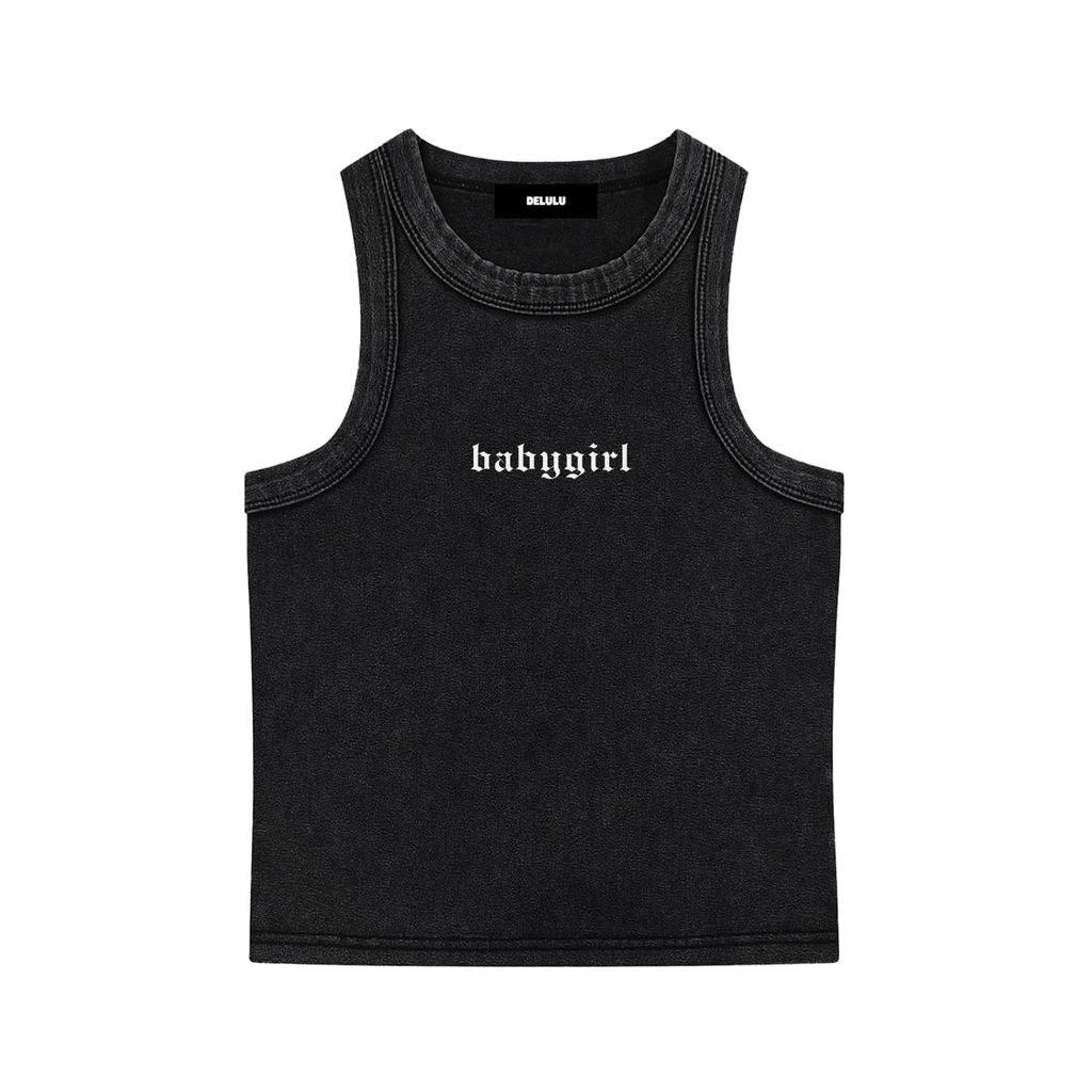 SNOW WASHED TANK TOP BABYGIRL