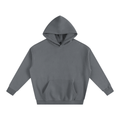 BASIC ESSENTIAL FLEECE HOODIE GREY