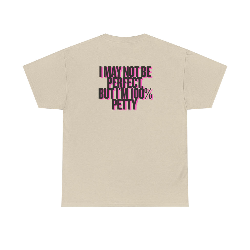 MAIN CHARACTER VIBES TEE - 100% PETTY BEIGE