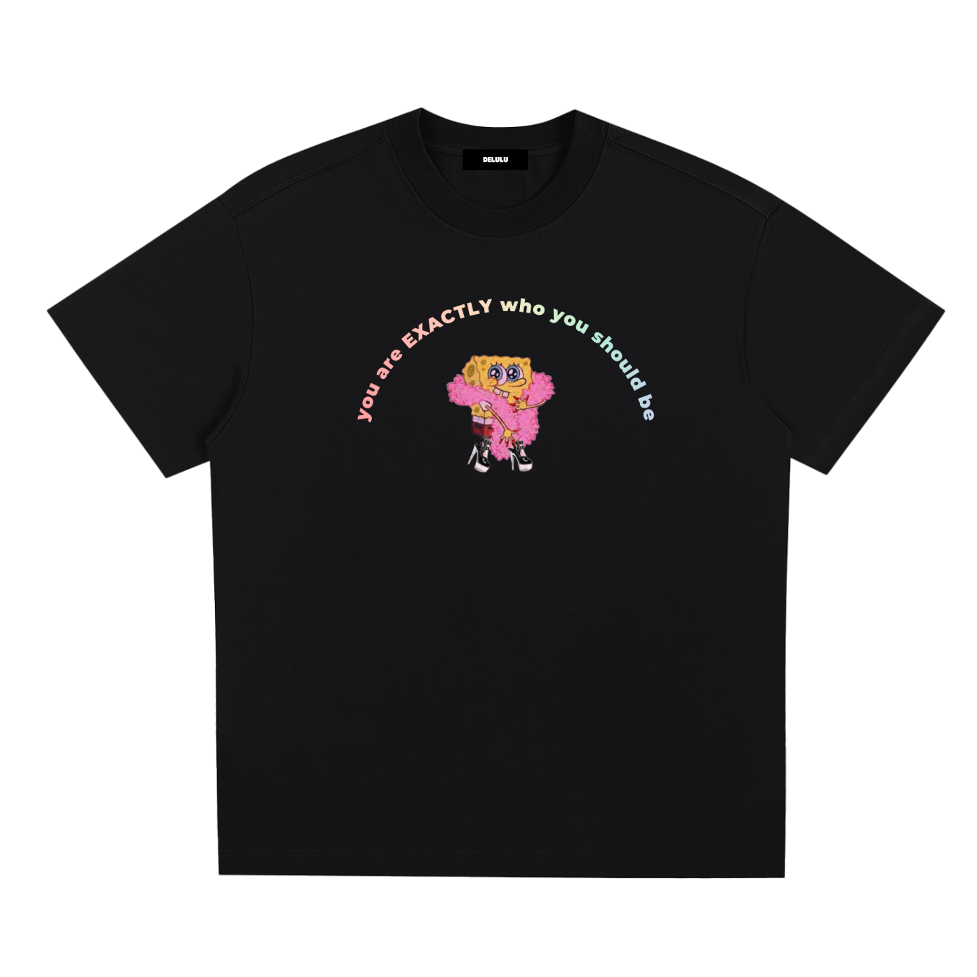 PRIDE LOOSE FIT UNISEX T-SHIRT - YOU ARE EXACTLY WHO YOU SHOULD BE