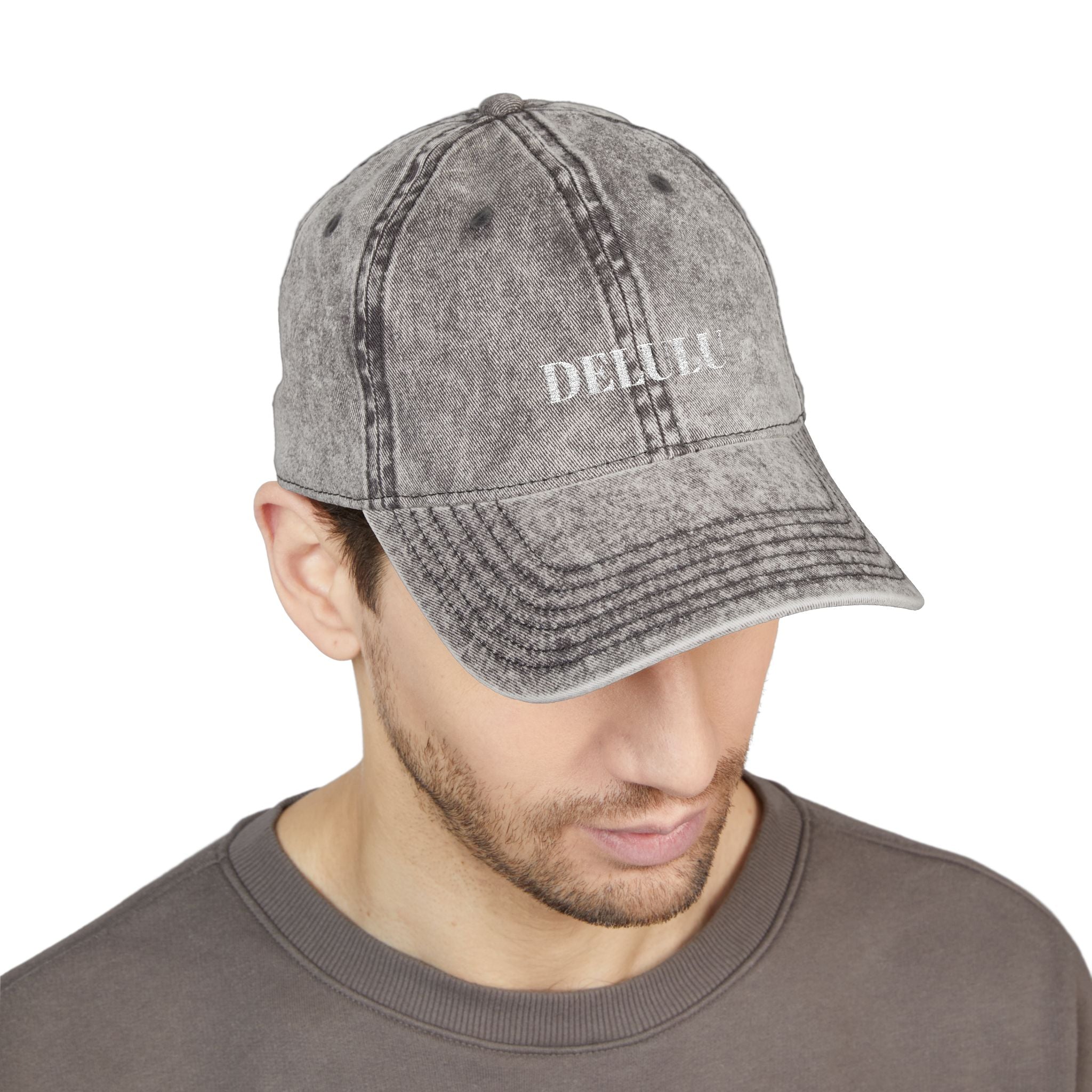 VINTAGE EMBROIDERED CAP - DELULU
