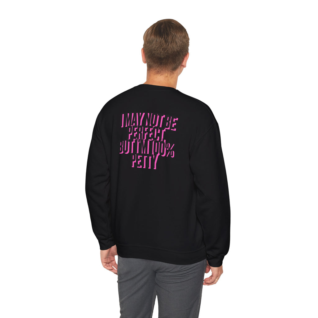 MAIN CHARACTER VIBES SWEATER - 100% PETTY BLACK