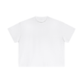 White t-shirt on a white background