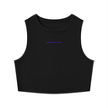 MAIN CHARACTER TIGHT CREWNECK CROP TANK TOP -  GATEKEEPING MY OWN LIFE