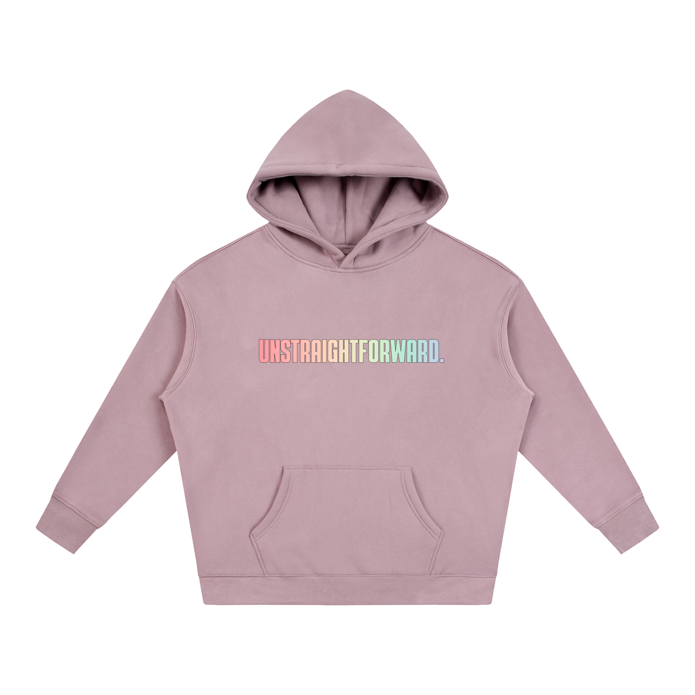 PRIDE OVERSIZED PREMIUM FLEECED HOODIE - UNSTRAIGHTFORWARD