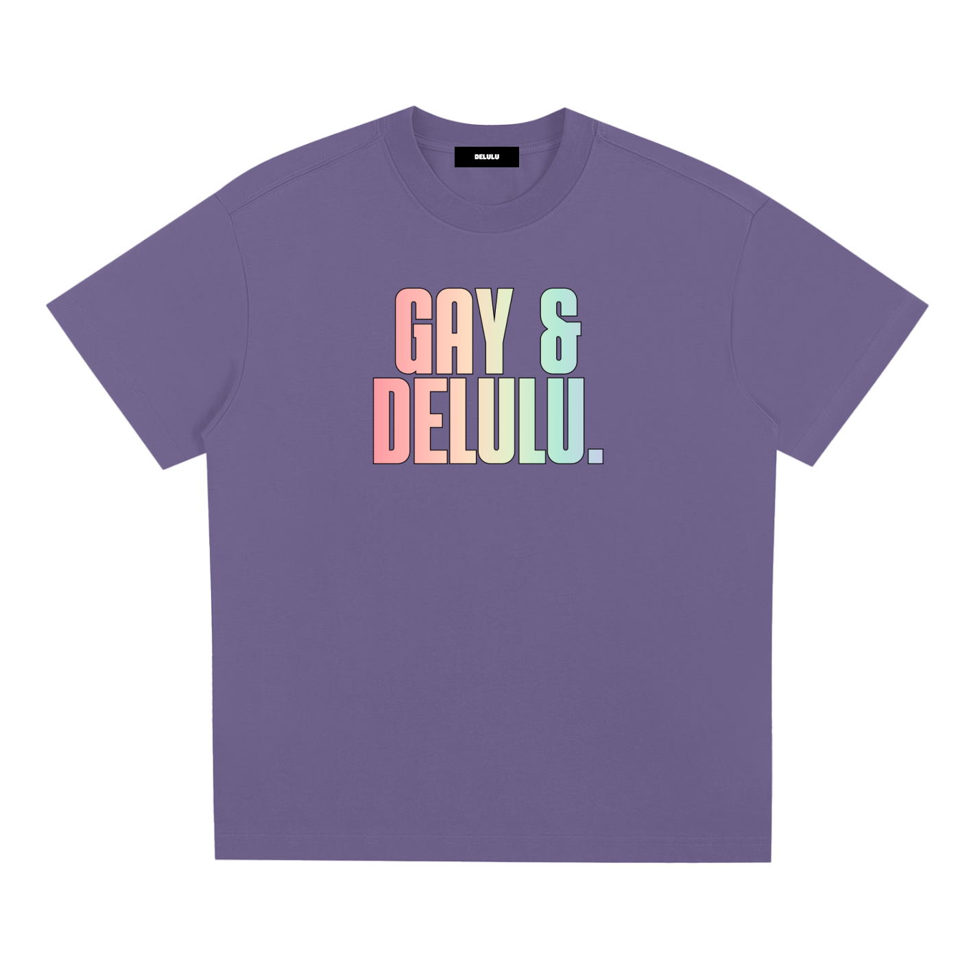 PRIDE LOOSE FIT UNISEX T-SHIRT - GAY & DELULU